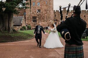 Cumbrian Weddings- With Bagpiper